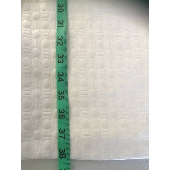 Antonio Melani Women's Size 10 Ivory Sheath Lined Dress Lattice Beaded Neckline - Picture 7 of 12